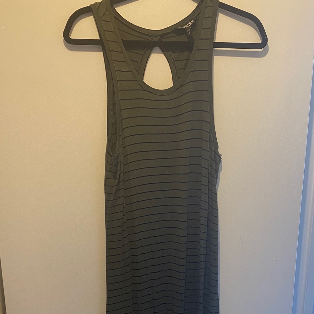 Express striped maxi dress